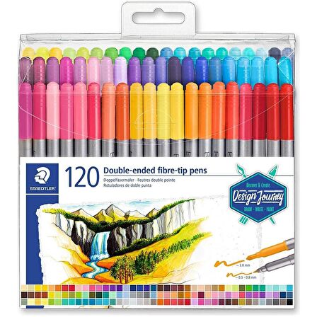 Staedtler Keçeli Kalem Çift Uçlu 120 Renk N:3200 TB120