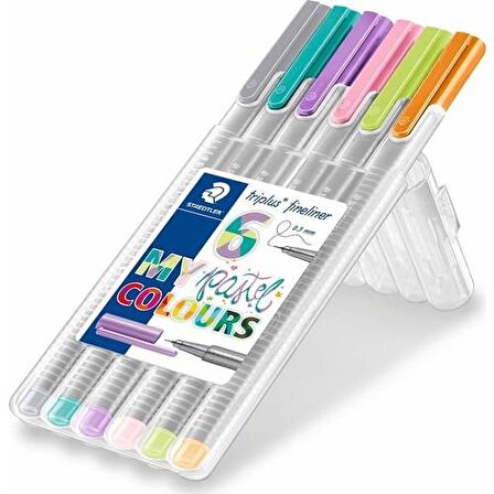 Staedtler Fineliner Pastel Renkler 6Lı 334 Sb6Cs10