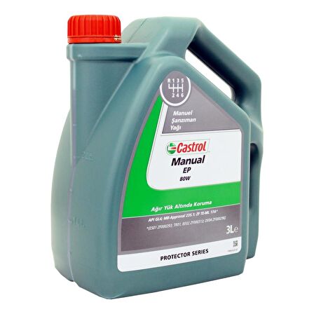 Castrol Manual EP 80W 3 Lt GL-4 Manuel Şanzıman Yağı