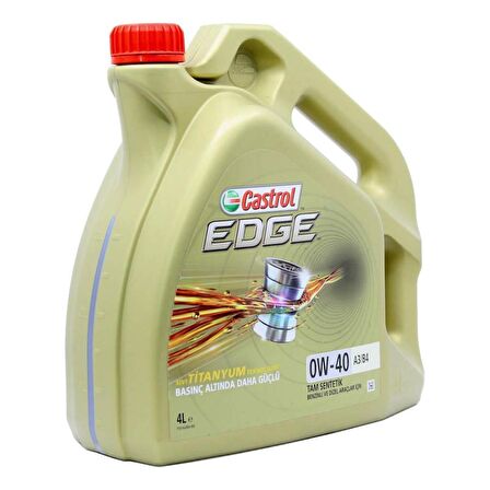 Castrol Edge Titanium 0W-40 4 Lt Tam Sentetik Motor Yağı