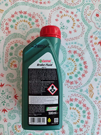 Castrol Fren hidroliği Dot 4 500ml (Üretim:2022)