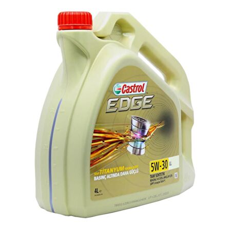 Castrol Edge Titanium 5W-30 LL 4 Lt Tam Sentetik Motor Yağı