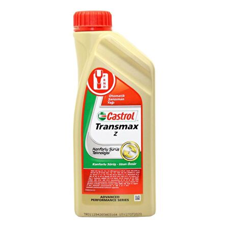 Castrol Transmax Z 1 Litre Sentetik Otomatik Şanzıman Yağı