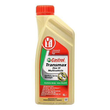 Castrol Transmax Dexron III 1 Lt Otomatik Şanzıman Yağ