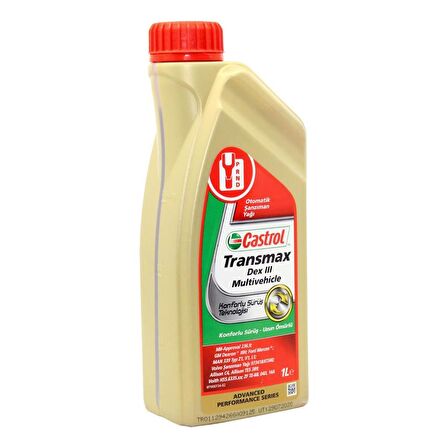 Castrol Transmax Dexron III 1 Lt Otomatik Şanzıman Yağ