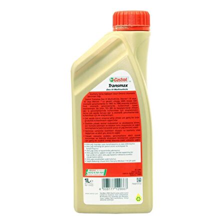 Castrol Transmax Dexron III 1 Lt Otomatik Şanzıman Yağ