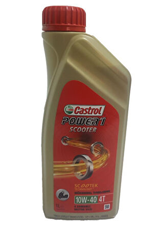 CASTROL 4T Power 1 Scooter 10W/40 Motor Yağı 1 Litre