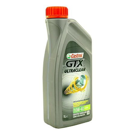 Castrol GTX Ultraclean 10W-40 1 Lt Sentetik Motor Yağı (Üretim Yılı - 2024)