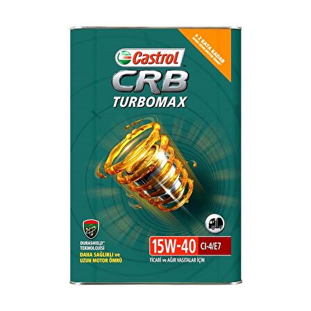 Castrol CRB Turbomax 15W-40 CI-4/E7 16 Kg Ağır Vasıta Motor Yağı