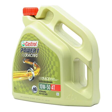 Castrol Power 1 Racing 10W-50 4T 4 Lt Motosiklet Yağı