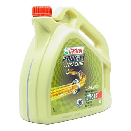 Castrol Power 1 Racing 10W-50 4T 4 Lt Motosiklet Yağı