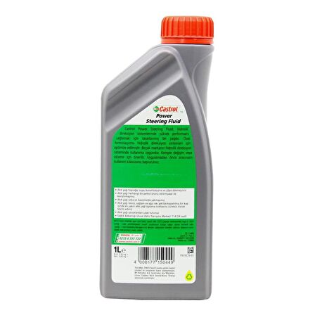 Castrol Direksiyon Hidrolik Yağı Power Steering Fluid 1 Lt