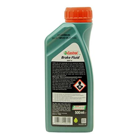 Castrol Brake Fluid DOT 4 500 ML Fren Hidrolik Sıvısı