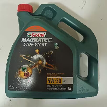 Castrol Magnatec Stop-Start 5W-30 Sentetik 4 lt DPF Benzin-Dizel Motor Yağı Üretim:2021 