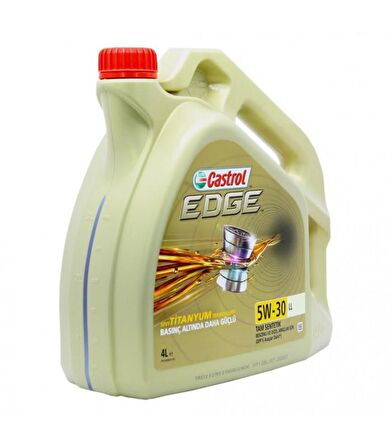 Castrol Edge Ll 5W-30 Tam Sentetik 4 lt DPF Benzin-Dizel Motor Yağı Üretim:2021 