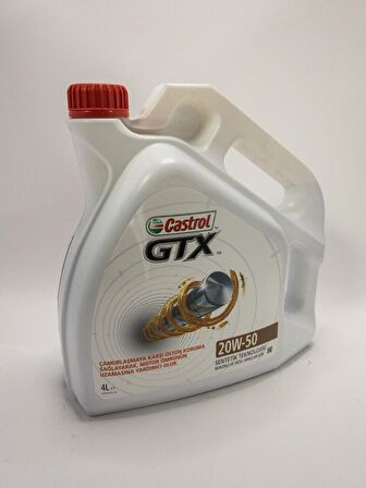 Castrol Ünak Oto Gtx 20w-50 (4LT Üretim Yılı: 2022 ) Benzinli ve Dizel Motorlar Için Özel