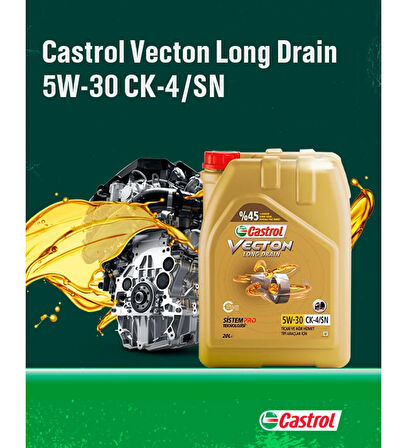 CASTROL VECTON LONG DRAIN 5W-30 CK-4 SN 20L