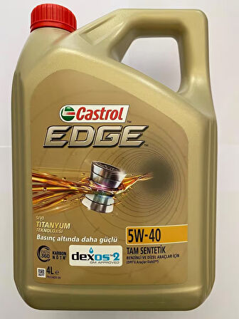 Castrol Edge 5W-40 4L Dexos2 Tam Sentetik Motor Yağı - 2024