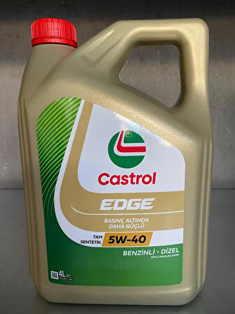 Castrol Edge 5W-40 4L Dexos2 Tam Sentetik Motor Yağı - 2024