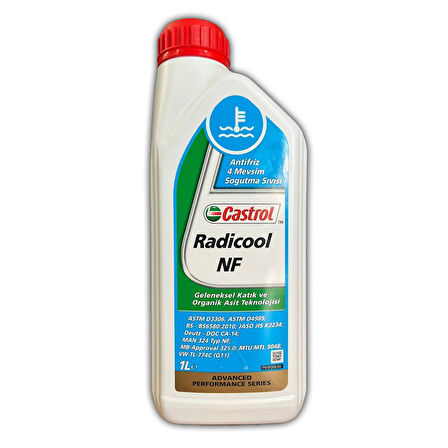 Castrol Radicool NF 1 Lt Konsantre Mavi Antifriz