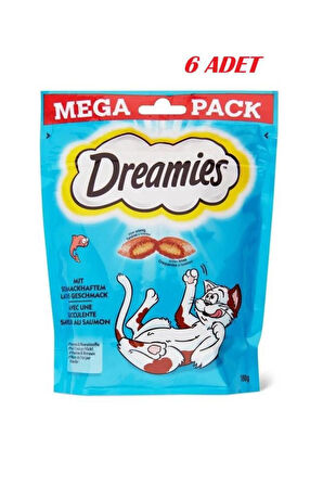 Dreamies Mega Somonlu Kedi Ödül Maması 180 Gr*6 ADET