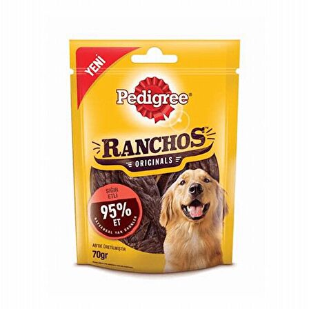 Pedigree Ranchos Sığır Etli Yetişkin Ödül Maması 70 gr 