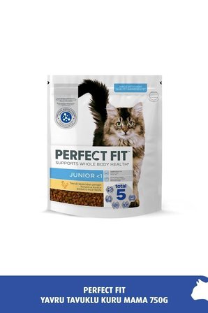 Perfect Fit  Yavru Tavuklu Kuru Kedi Maması 750 G 3x