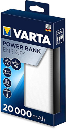 Varta Energy 20000 mAh Hızlı Şarj Powerbank Outlet