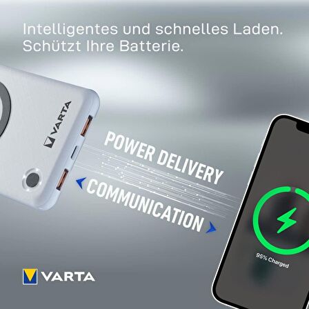 Varta 57913 Wireless Power Bank 10000 Mah