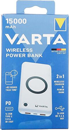 Varta 15000 mAh Hızlı Şarj Powerbank