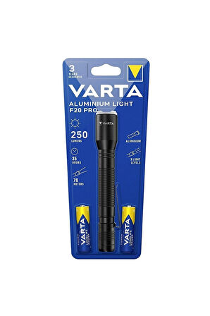 Varta Aluminium Light F20 Pro El Feneri 16607