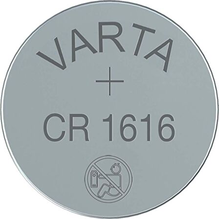 Varta Düğme Pil Elektronik Lityum CR 1616 Blister Tek li