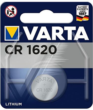 Varta Düğme Pil Elektronik Lityum CR 1620 Blister Tek li