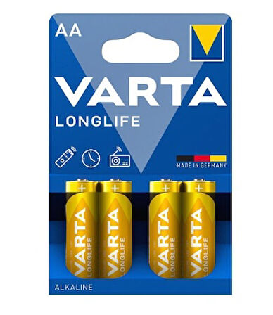 Varta Kalem Pil AA 4Lü - 3 paket