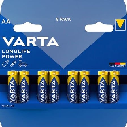 Varta Longlife 8'li AA Kalem Pil - Mavi