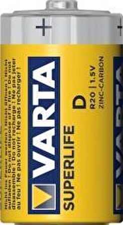 Varta Orta Pil - C Superlife Çinko Karbon Seri Blister 2 li