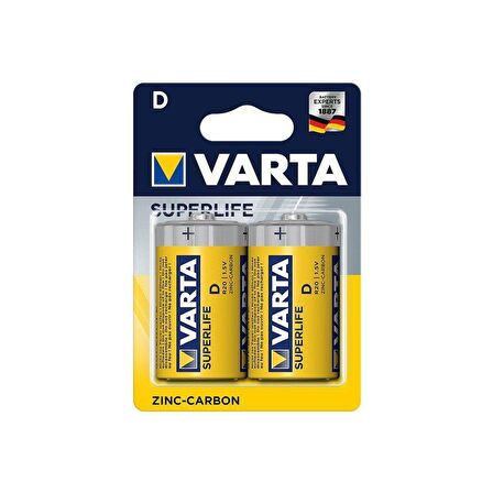 Varta 2020 Büyük Pil - D Superlife Bls 2 Li