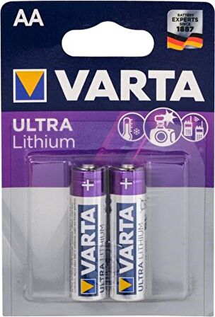 Varta Kalem Pil - AA Professional Lityum Blister 2 Li