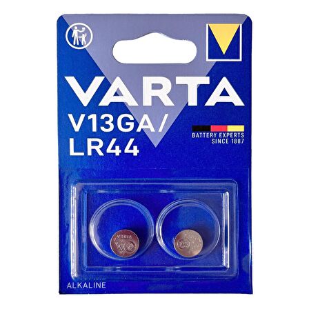 Varta Elektronik Alkalin Düğme Pil V 13 GA / LR 44 Blister 2 li