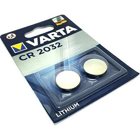 VARTA CR2032 Lityum 3 Volt Düğme Para Pil 2 Li Paket