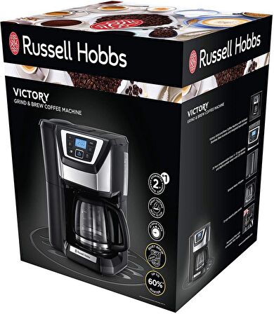 Russell Hobbs 22000-56 Victory Grind & Brew Kahve Makinesi