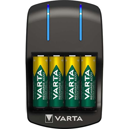 Varta 57647 Pil Şarj Cihazı + Varta 2100 mAh Pil 4'lü