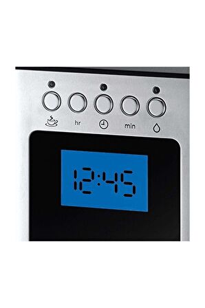 Russell Hobbs Elegance Glass 23370-56 Solo Gri Filtre Kahve Makinesi