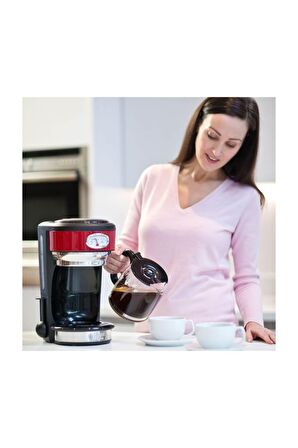 Russell Hobbs 21700-56 Retro Kırmızı Filtre Kahve Makinesi