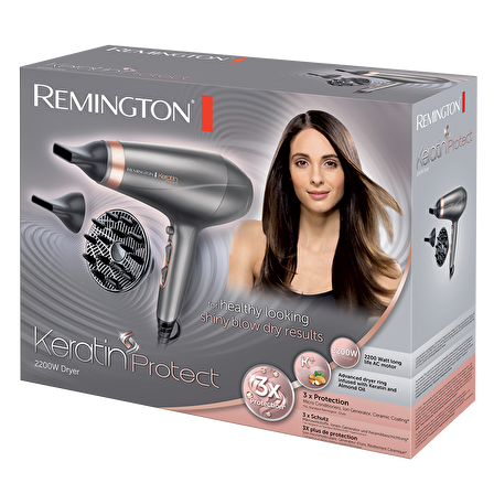 Remington AC8820 Keratin Protect 2200 W AC Motor Sıcak ve Soğuk Saç Kurutma Makinesi