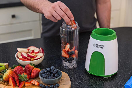 Verimli ve Çok Yönlü RUSSELL HOBBS 25160-56 Mix & Go Cool Blender