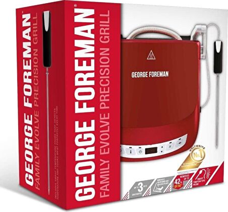 George. Foreman GF-24001-56 Kırmızı 1440 W Döküm Tost Makinesi