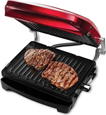 George. Foreman GF-24001-56 Kırmızı 1440 W Döküm Tost Makinesi