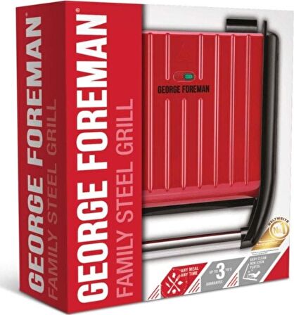 George. Foreman GF-25040-56 Kırmızı 1650 W Tost Makinesi