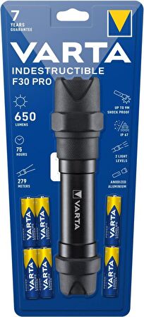 Varta Indestructıble F30 Pro El Feneri 6W (279 Metre)
